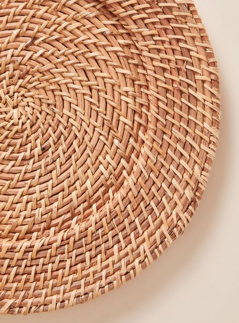 Plato Base Ratán Natural 35 cm-2