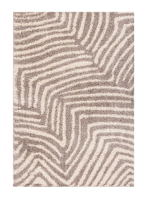 Bajada de Cama Shaggy Guiza 50x100 cm Beige-0