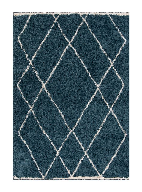 Bajada de Cama Shaggy Guiza 50x100 cm Turquesa-0