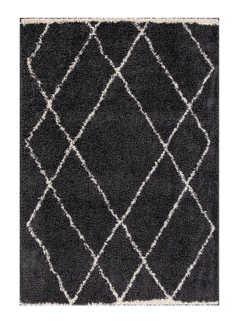 Alfombra Shaggy Guiza 150x200 cm Marengo-0