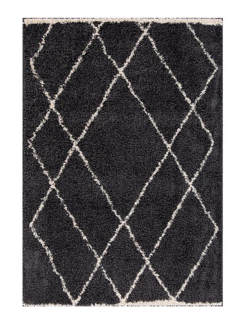 Alfombra Shaggy Guiza 170x230 cm Marengo-0