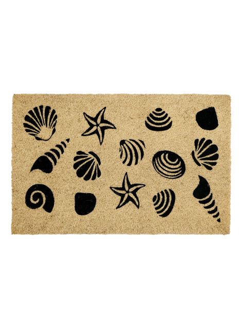 Limpiapiés Shells 40x60 cm Café-0