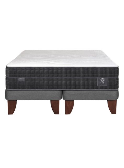 Cama Europea Lux 2 Plazas Base Dividida-1