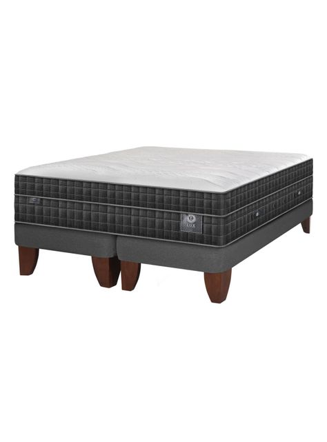 Cama Europea Lux 2 Plazas Base Dividida-0