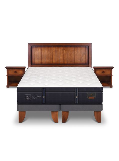 Cama Europea Grand Premium 2 Plazas Base Dividida Monterrey-2