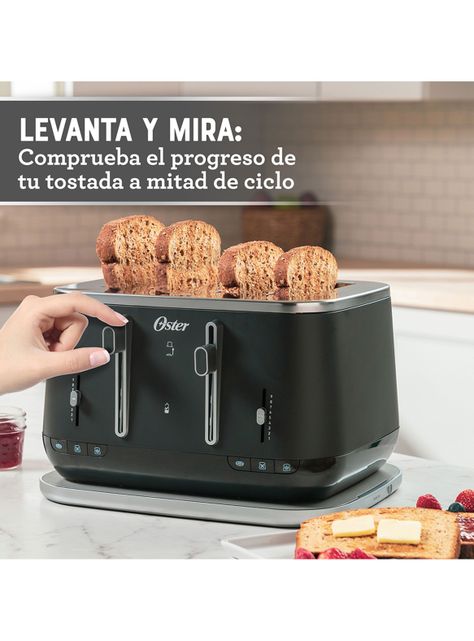 Tostador Eléctrico 4 Rebanadas 9 Niveles TSSTTA4540B Negro-1