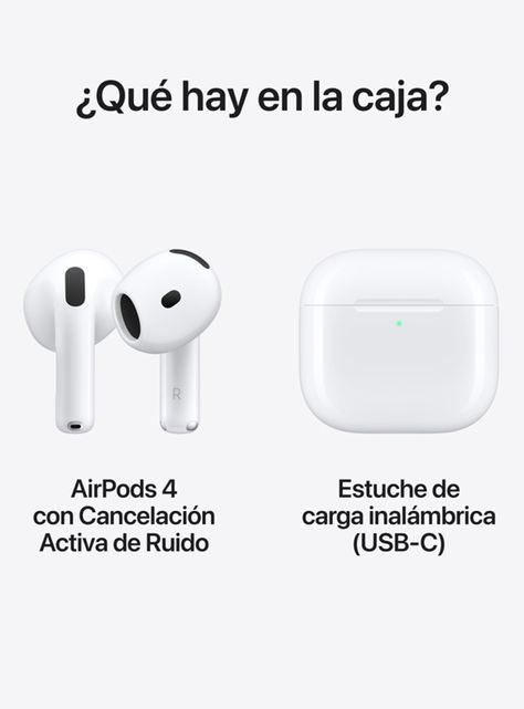 Apple AirPods 4 con Cancelación Activa de Ruido-8