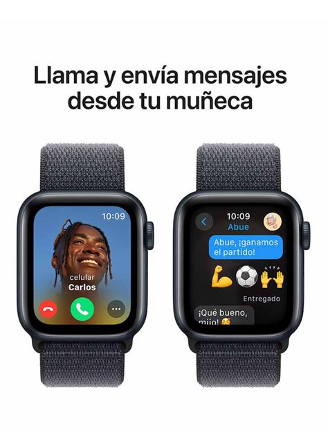 Apple Watch SE GPS Caja Aluminio Medianoche 40mm Correa Loop Deportiva Tinta-3
