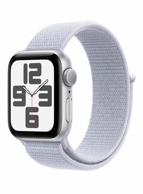 Apple Watch SE GPS Caja Aluminio Plata 40mm Correa Loop Deportiva Azul Nube-0
