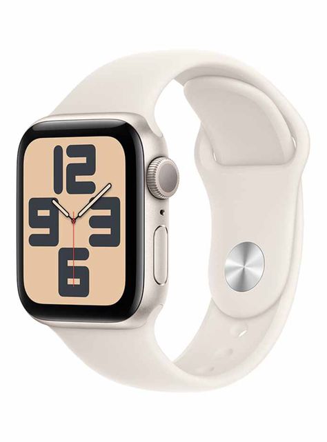Apple Watch SE GPS Caja Aluminio 40mm Correa Deportiva Blanco Estelar Talla M/L-0