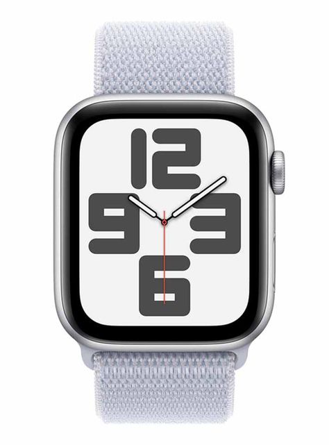 Apple Watch SE GPS Caja Aluminio Plata 44mm Correa Loop Deportiva Azul Nube-1