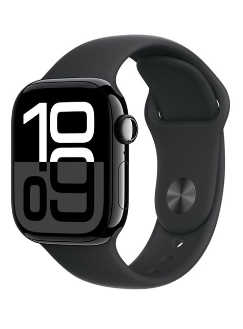 Apple Watch Series 10 GPS Caja Aluminio Negro Azabache 42mm Correa Deportiva Negra Talla S/M-0