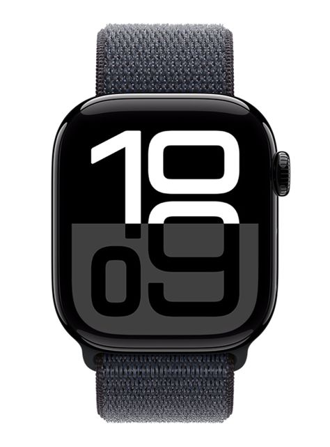Apple Watch Series 10 GPS Caja Aluminio Negro Azabache 42mm Correa Loop Deportiva Tinta-1