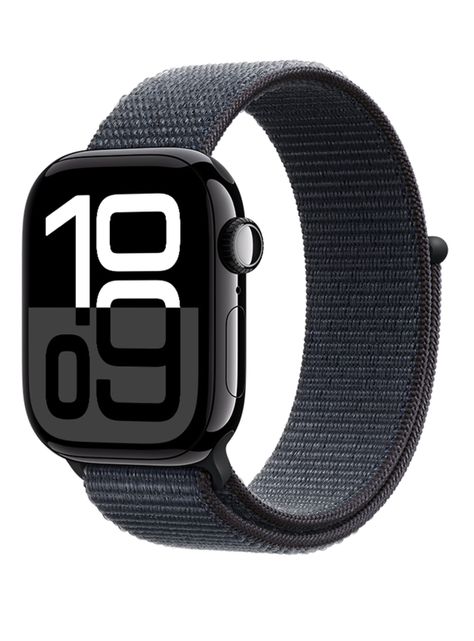 Apple Watch Series 10 GPS Caja Aluminio Negro Azabache 42mm Correa Loop Deportiva Tinta-0
