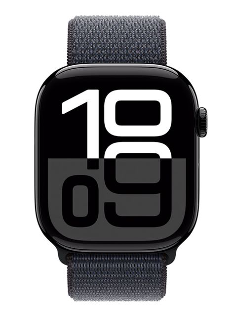 Apple Watch Series 10 GPS Caja Aluminio Negro Azabache 46mm Correa Loop Deportiva Tinta-1