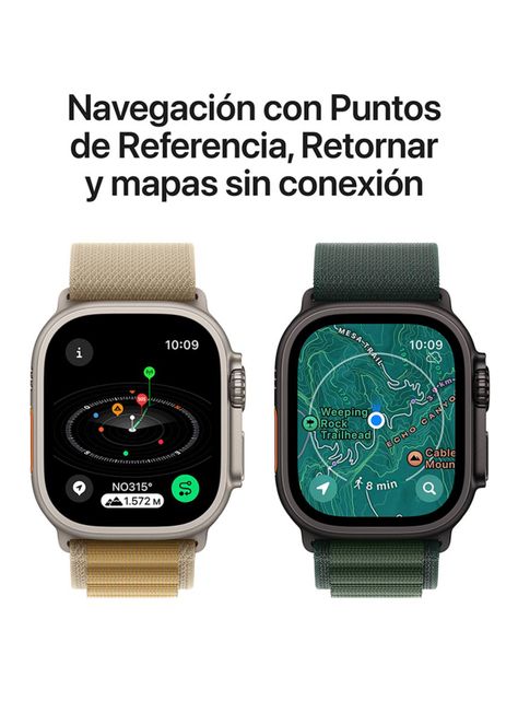 Apple Watch Ultra 2 GPS + Cellular Caja Titanio Natural 49mm Correa Ocean Azul Marino-5