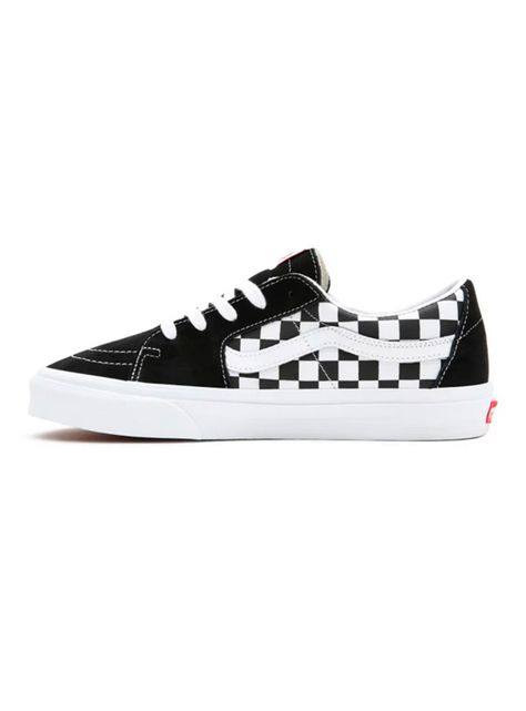 Zapatilla Urbana Black Checker Sk8-Low Canvas Hombre-2