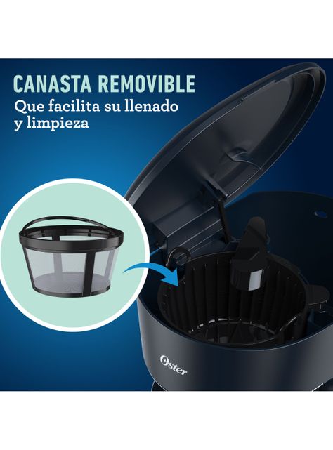 Cafetera de Filtro Programable de 12 Tazas Negra-1