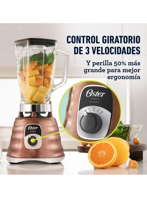 Licuadora Clásica Cobre Perilla Ergonómica 3 Velocidades-6