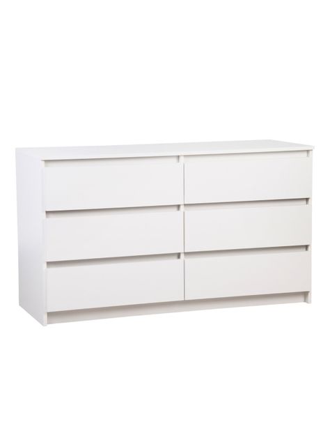 Cómoda Nórdica 6 Cajones Blanco-1