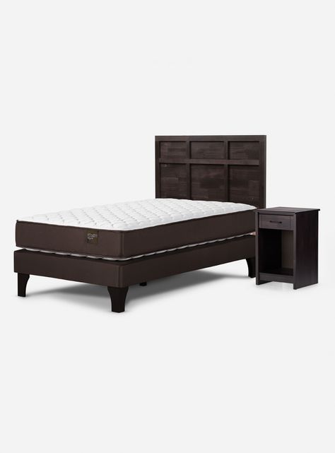 Cama Ergo T 1.5 Plazas Robin Chocolate-0