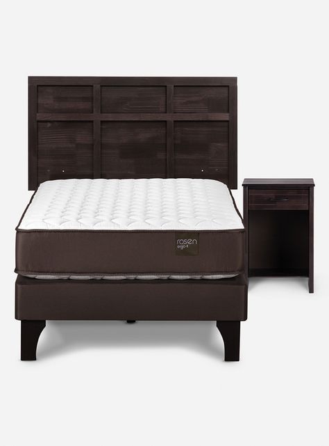 Cama Ergo T 1.5 Plazas Robin Chocolate-1