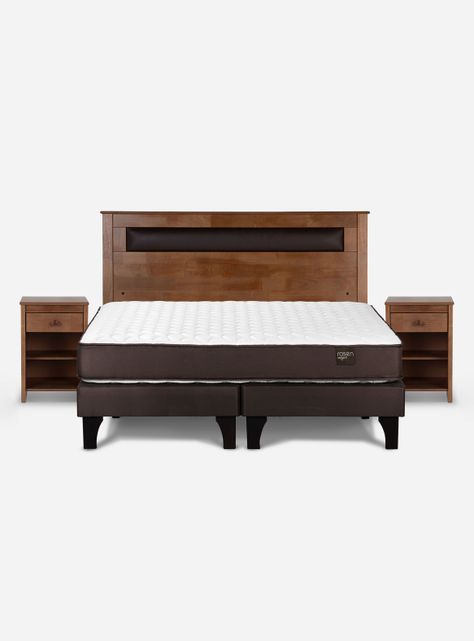 Cama Europea Ergo T 2 Plazas Base Dividida Ferrara-1