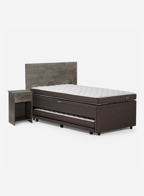 Bed Boxet Ergo T 1.5 Plazas Tabor Grafito-0