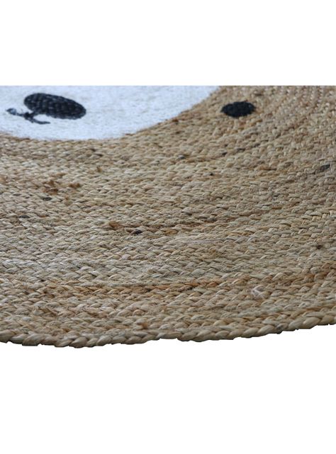 Alfombra Infantil Yute Oso 120 cm-1