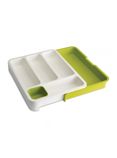 Organizador Cubiertos Extensible Verde-1