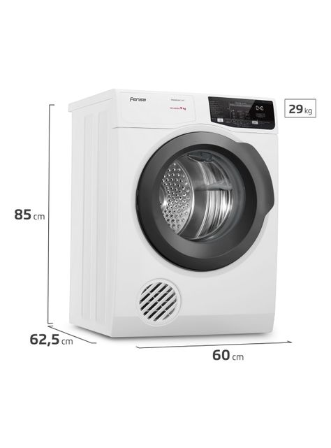 Secadora Carga Frontal 9 Kg Premium 9D Blanca-1