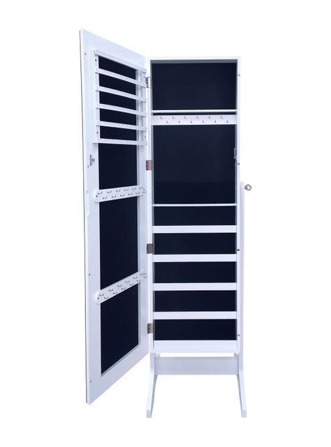 Espejo Joyero Blanco 146 cm-1