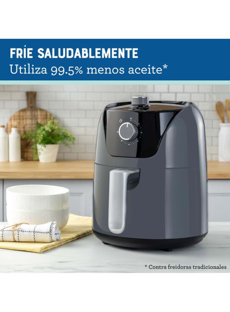 Freidora de Aire Digital 4L DiamondForce CKSTAF40MDF Negro-4