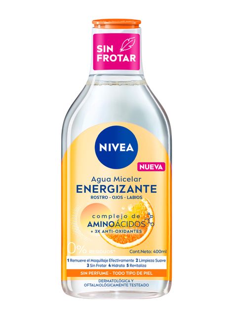 Desmaquillante Agua Micelar Energy 400ml Nivea-0