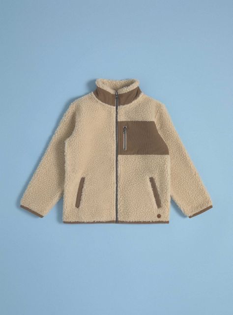 Chaqueta Sherpa Forrada Micropolar Detalle Cotelé-2
