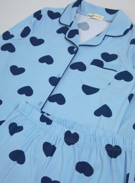 Pijama Full Estampado ,Camisero ,Tacto Peach-2