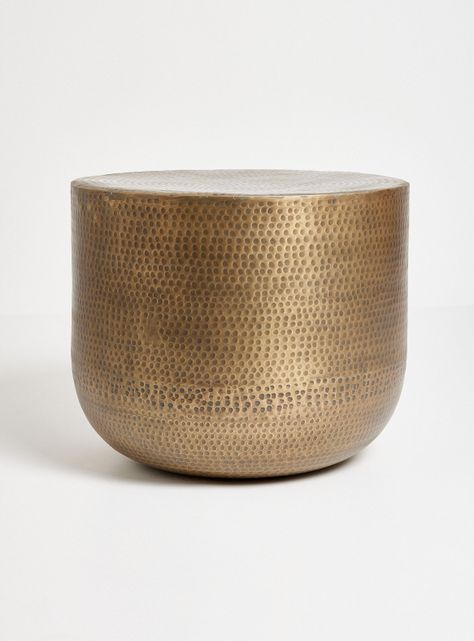Mesa Lateral Martillo Brass 55 cm-1