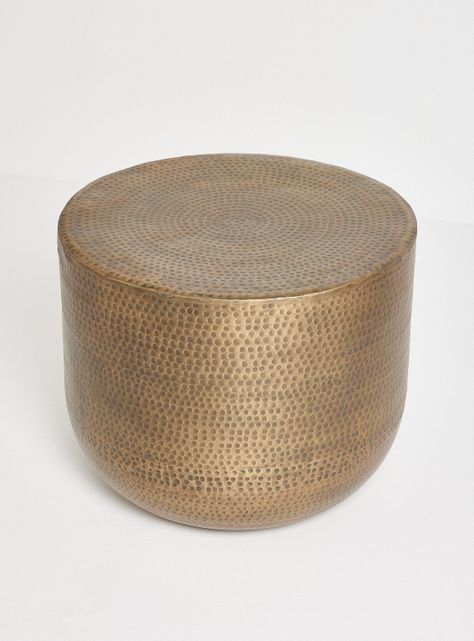 Mesa Lateral Martillo Brass 55 cm-3