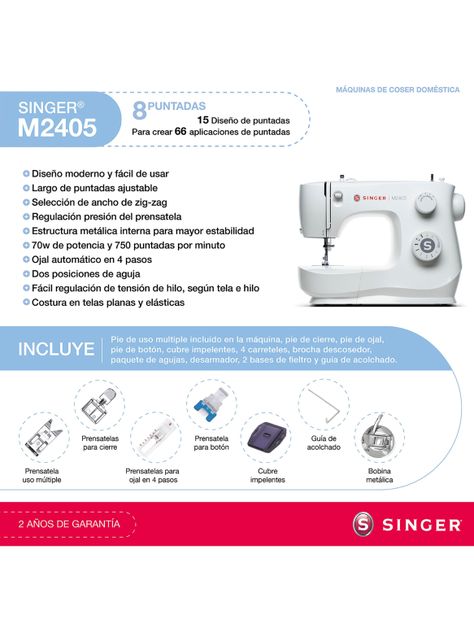 Máquina de Coser Singer M2405-7