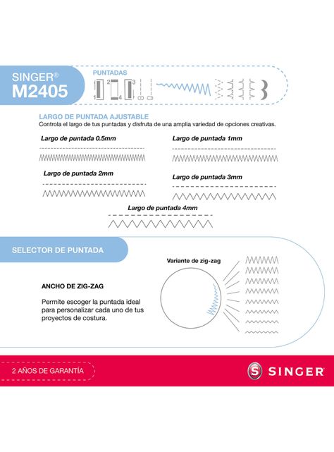 Máquina de Coser Singer M2405-8