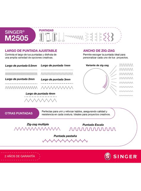 Máquina de Coser Singer M2505-9