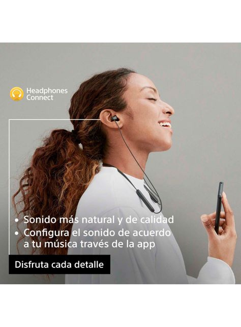 Audífonos Internos Inalámbricos WI-C100 Negro-5