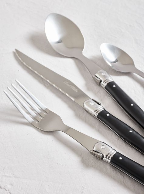 Set Cubiertos Black 24 Piezas-1