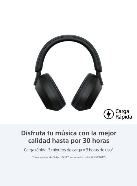 Audífonos Bluetooth Noise Cancelling WH-1000XM5 Negro-1
