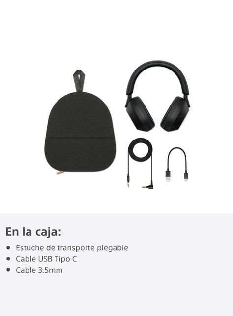 Audífonos Bluetooth Noise Cancelling WH-1000XM5 Negro-3