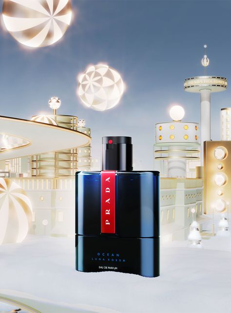 Set Perfume Luna Rossa Ocean EDP Hombre 100ml + 10ml Prada-4
