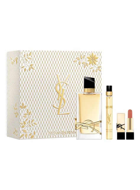 Set Perfume Libre EDP Mujer 90ml + 10ml + Mini Labial Rouge Pur Couture NM Yves Saint Laurent-1