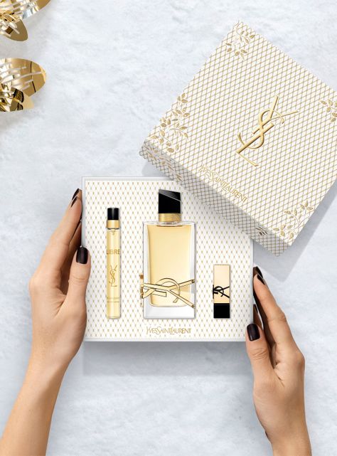 Set Perfume Libre EDP Mujer 90ml + 10ml + Mini Labial Rouge Pur Couture NM Yves Saint Laurent-2