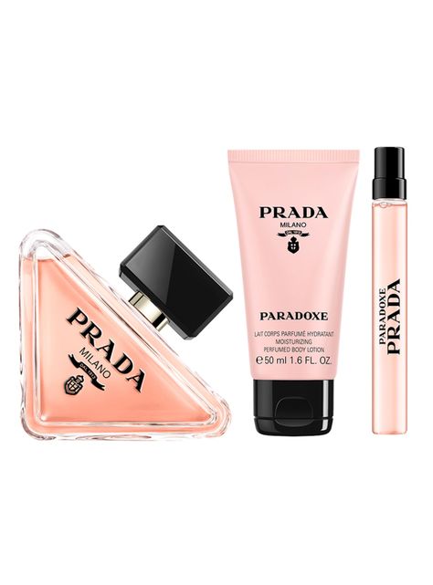 Set Perfume Paradoxe EDP Mujer 90ml + 10ml + Loción Corporal 50ml Prada-0