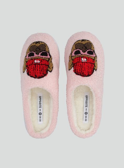 Pantufla Chenille Bordado-0